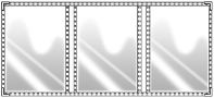 Triple Panel Tri Fold - 6 View